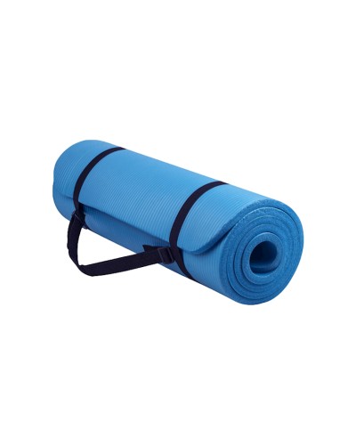 Yoqa üçün mat 2060 rezin, 180x65x1 sm, mavi