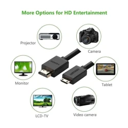 HDMI кабель Ugreen Mini HDMI HD108 11167, 1.5 м