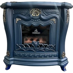 Печь-камин Mahshid Davam MSD-480-01, голубой