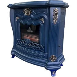 Печь-камин Mahshid Davam MSD-480-01, голубой