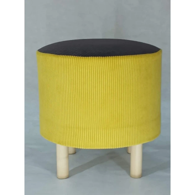 Пуфик 101, желтый, 40x35x35 см Пуфик 101, желтый, 40x35x35 см