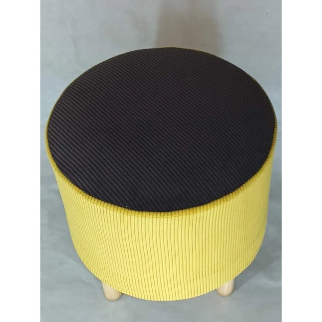 Пуфик 101, желтый, 40x35x35 см Пуфик 101, желтый, 40x35x35 см