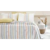 Комплект постельного белья Yataş Benito, пике 200x220 см, простыня 160x200x36 см, наволочка 50x70 см (2 шт), двуспальный, хлопок, разноцветный
