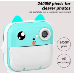 Фотоаппарат для детей с фотобумагой Children Digital Print Camera Q-5 Blue