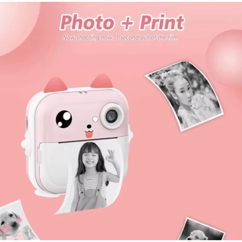 Фотоаппарат для детей с фотобумагой Children Digital Print Camera Q-5 Blue Фотоаппарат для детей с фотобумагой Children Digital Print Camera Q-5 Blue