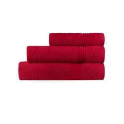 Полотенце для лица и рук Atenas Calpe, хлопок, красное, 30x50 см