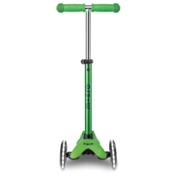 Uşaqlar üçün samokat Micro Mini Deluxe LED Green Blue MMD174