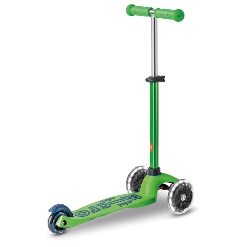 Самокат детский Micro Mini Deluxe LED Green Blue MMD174 Самокат детский Micro Mini Deluxe LED Green Blue MMD174