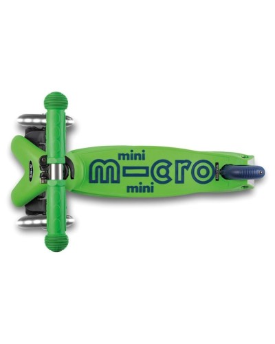 Uşaqlar üçün samokat Micro Mini Deluxe LED Green Blue MMD174