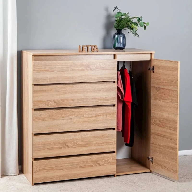 Комод Letta, бежевый, ЛДСП, 120x50x120 см Комод Letta, бежевый, ЛДСП, 120x50x120 см