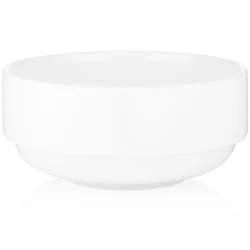 Салатница Ardesto Plato, фарфор, белый, 17 см