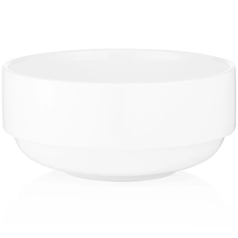 Салатница Ardesto Plato, фарфор, белый, 17 см