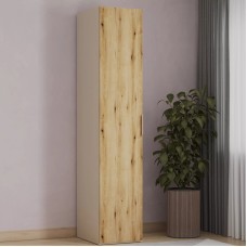 Şkaf Art Mebel 24, laminat, bej/qəhvəyi, 210x40x45 sm