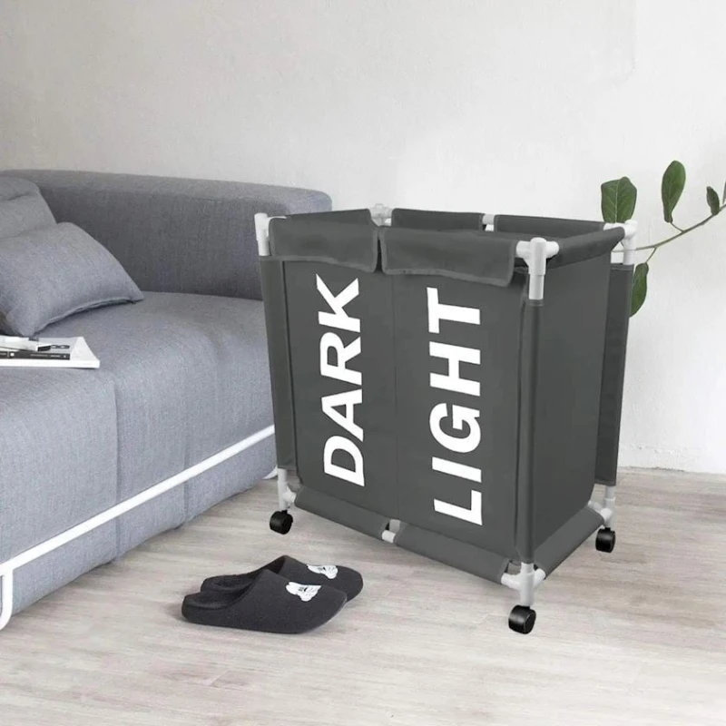 Корзина для белья EP58QUL6, серая, 35x61x65 см Корзина для белья EP58QUL6, серая, 35x61x65 см