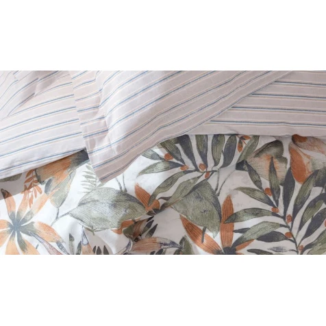 Комплект постельного белья Yataş Amy пододеяльник 160x220, простыня 180x240, наволочки 50x70, односпальный, разноцветный