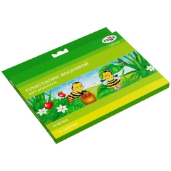 Пластилин Гамма Пчелка для детей со стеком, 16 цветов