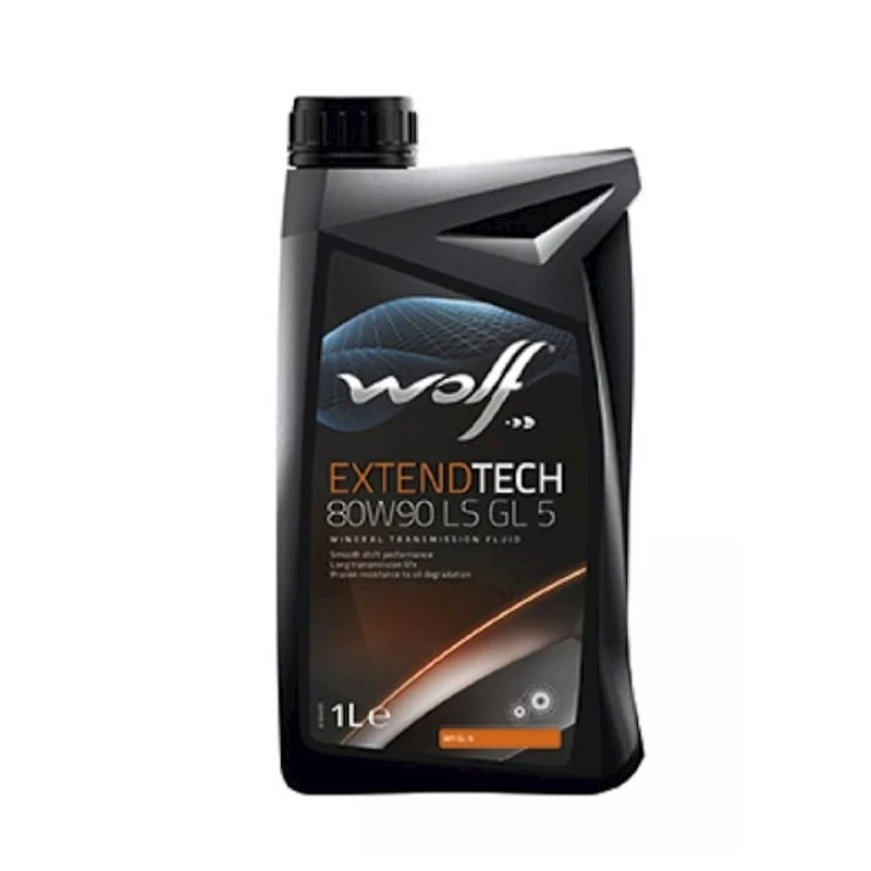 Трансмиссионное масло Wolf ExtendTech 80W90 LS GL, 1 л