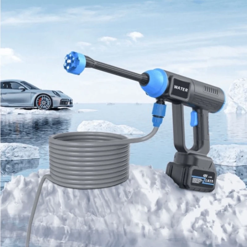 Yüksək təzyiqli yuyucu maşın watergun_44, qara/göy