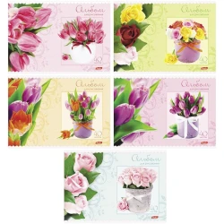 Альбом для рисования Hatber Розы, A4, 40 листов, в ассортименте Альбом для рисования Hatber Розы, A4, 40 листов, в ассортименте