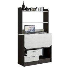 Yazı masası-tumba 3563_M2StolNik2Mix Venge/Ağ, LDSP, 140x70x80 sm