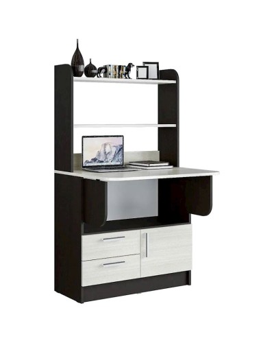 Yazı masası-tumba 3563_M2StolNik2Mix Venge/Ağ, LDSP, 140x70x80 sm