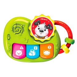 Музыкальная игрушка Азбукварик Люленьки Щенок Пианино Чудесенка, пластик, 1-3 года Музыкальная игрушка Азбукварик Люленьки Щенок Пианино Чудесенка, пластик, 1-3 года