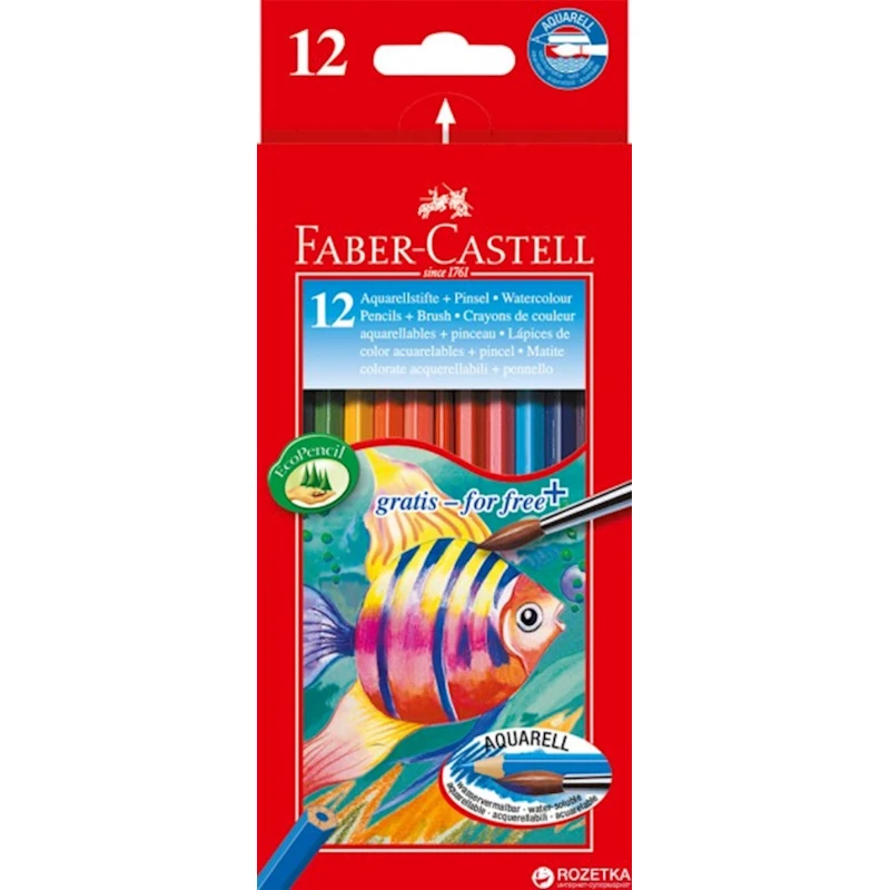Набор акварельных карандашей Faber-Castell Colour Pencils 12 шт