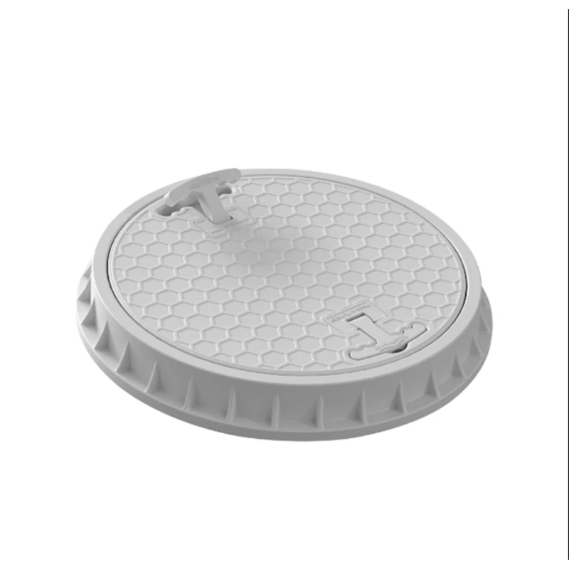 Крышка люка LuxWares, 500 мм, пластик, с ручкой