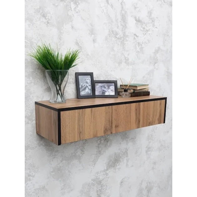 Консоль Art Mebel 21, ламинат, 30x71x17 см, коричневый Консоль Art Mebel 21, ламинат, 30x71x17 см, коричневый