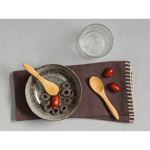 Салатница Porland Stoneware Iris, керамогранит, серая, 10 см Салатница Porland Stoneware Iris, керамогранит, серая, 10 см