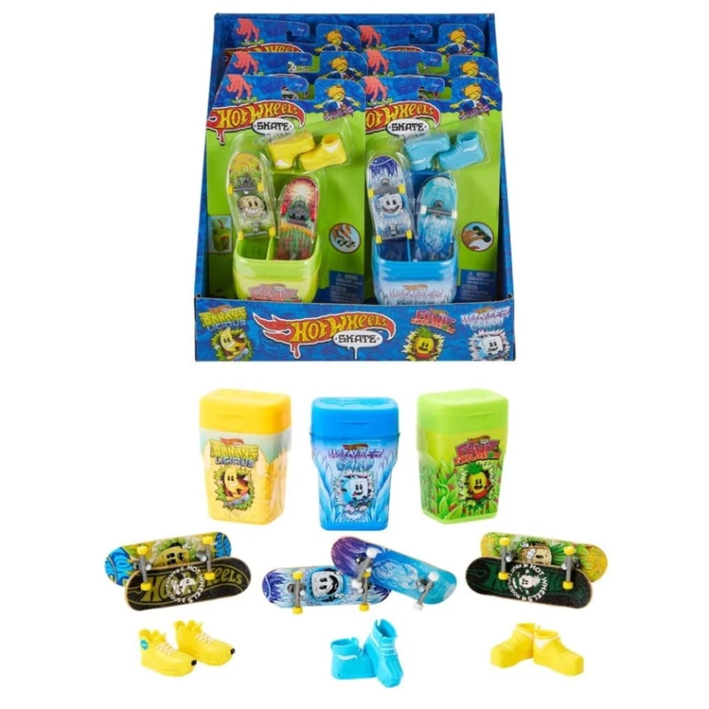 Контейнер для жевательной резинки Mattel Hot Wheels Skate HTP10, 2 шт, товар в ассортименте Контейнер для жевательной резинки Mattel Hot Wheels Skate HTP10, 2 шт, товар в ассортименте