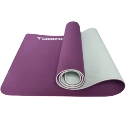 Мат для фитнеса и йоги Toorx MAT-184, фиолетовый, 183x60 см