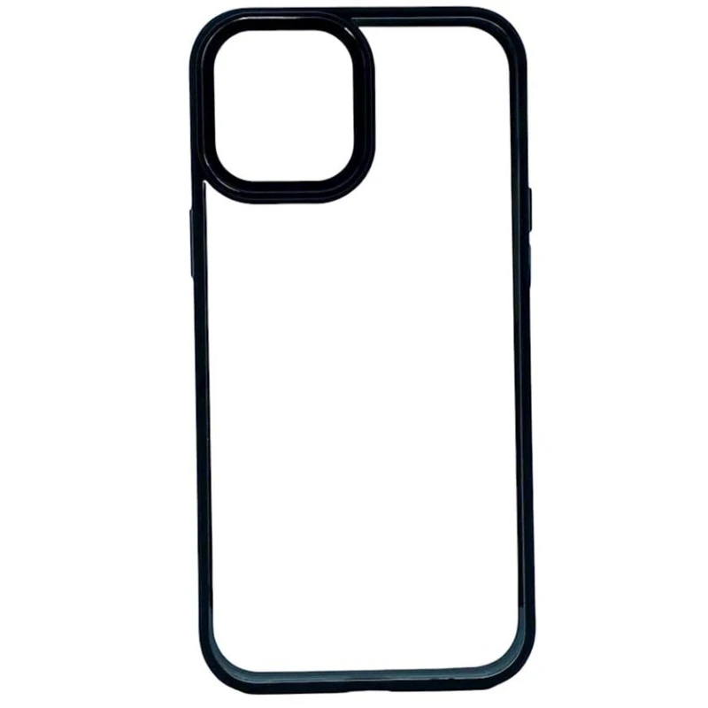 Чехол для Apple iPhone 13 Pro Max Прозрачный/Черный