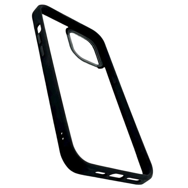 Чехол для Apple iPhone 13 Pro Max Прозрачный/Черный