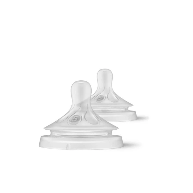 Qidalanma üçün əmzik Philips Avent SCY965/02, 6+ ay, 2 əd, şəffaf Qidalanma üçün əmzik Philips Avent SCY965/02, 6+ ay, 2 əd, şəffaf