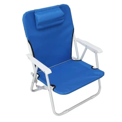 Складной стул с подушкой, синий Складной стул с подушкой, синий