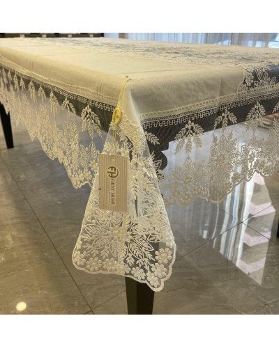 Süfrə MiraNova FS-638, 160x300 sm, kətan, bej