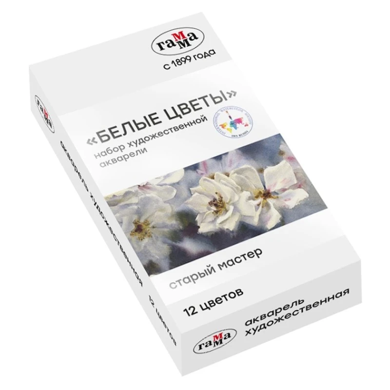 Акварельные краски Гамма Старый мастер, 12 цветов, 2.6 мл Акварельные краски Гамма Старый мастер, 12 цветов, 2.6 мл