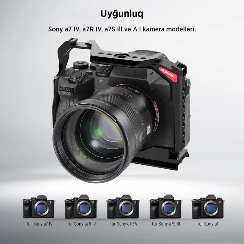 Металлический каркас Neewer CA004 для фотоаппарата Sony A7RV/A7IV/A7RIV/A7SIII/A1 Металлический каркас Neewer CA004 для фотоаппарата Sony A7RV/A7IV/A7RIV/A7SIII/A1