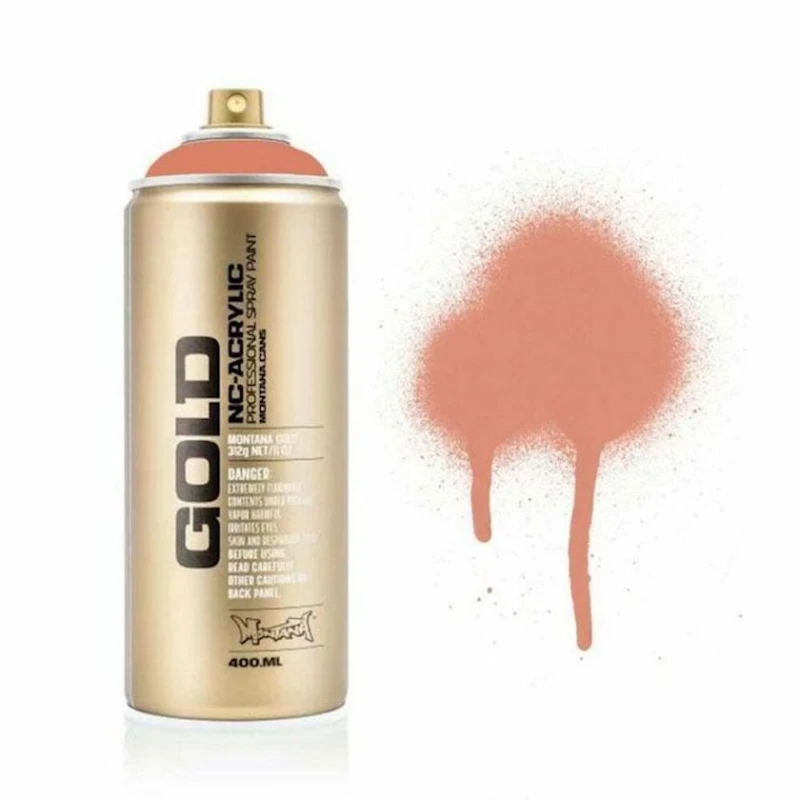 Аэрозольная краска Montana Gold G8080 Dirty Apricot, 400 мл Аэрозольная краска Montana Gold G8080 Dirty Apricot, 400 мл