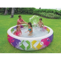 Надувной бассейн Intex H561995494, 229х56 см, 772 л, разноцветный