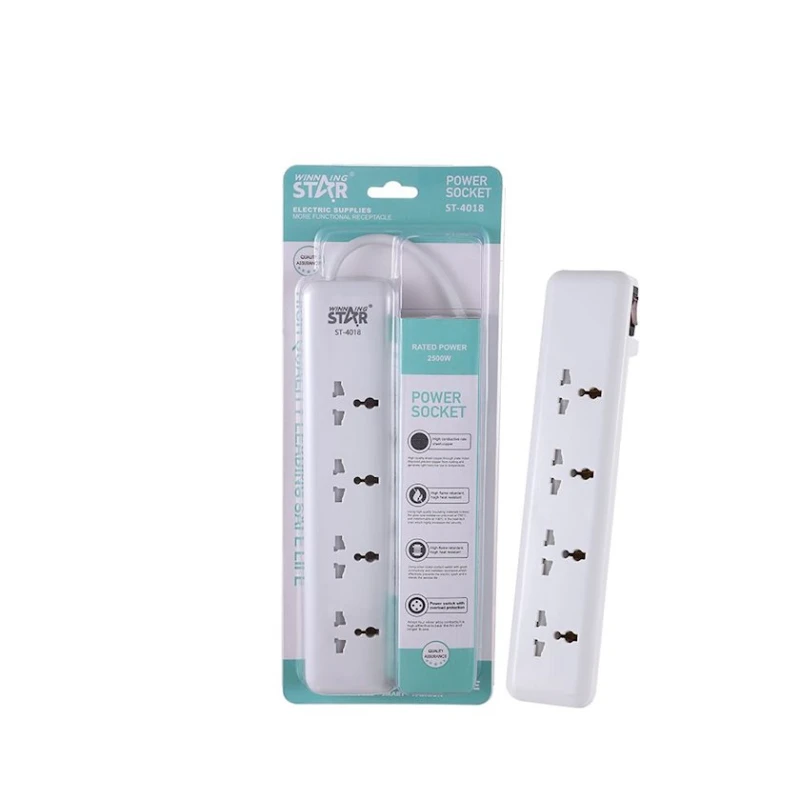 Удлинитель Winning Star ST-4018, 4-розеточный Удлинитель Winning Star ST-4018, 4-розеточный
