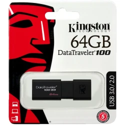 Флешка Kingston 64GB DataTraveler 100 G3 (DT100G3/64GB)