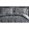 Комплект постельного белья Yataş Mervin пододеяльник 220x240, простыня 240x280, наволочки 50x70, двуспальный XL, серый Комплект постельного белья Yataş Mervin пододеяльник 220x240, простыня 240x280, наволочки 50x70, двуспальный XL, серый