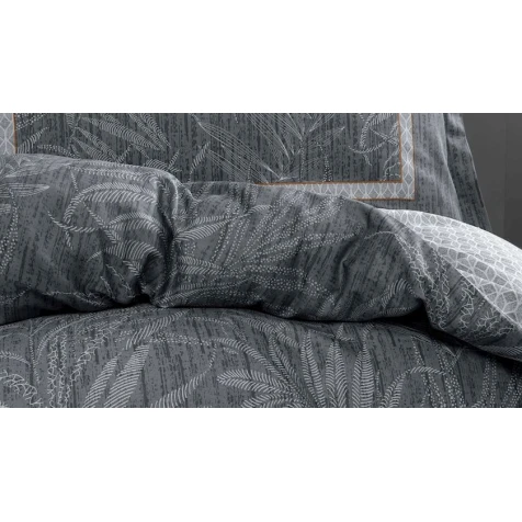 Комплект постельного белья Yataş Mervin пододеяльник 220x240, простыня 240x280, наволочки 50x70, двуспальный XL, серый Комплект постельного белья Yataş Mervin пододеяльник 220x240, простыня 240x280, наволочки 50x70, двуспальный XL, серый