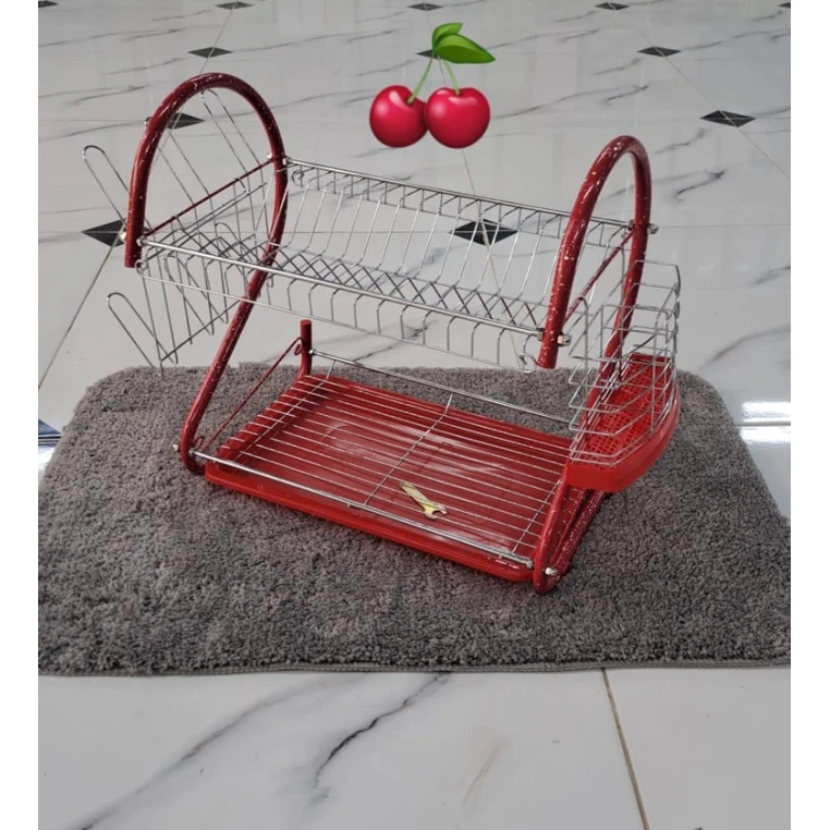 Сушилка-органайзер для посуды Chaynikov SF-845, металл, красный Сушилка-органайзер для посуды Chaynikov SF-845, металл, красный