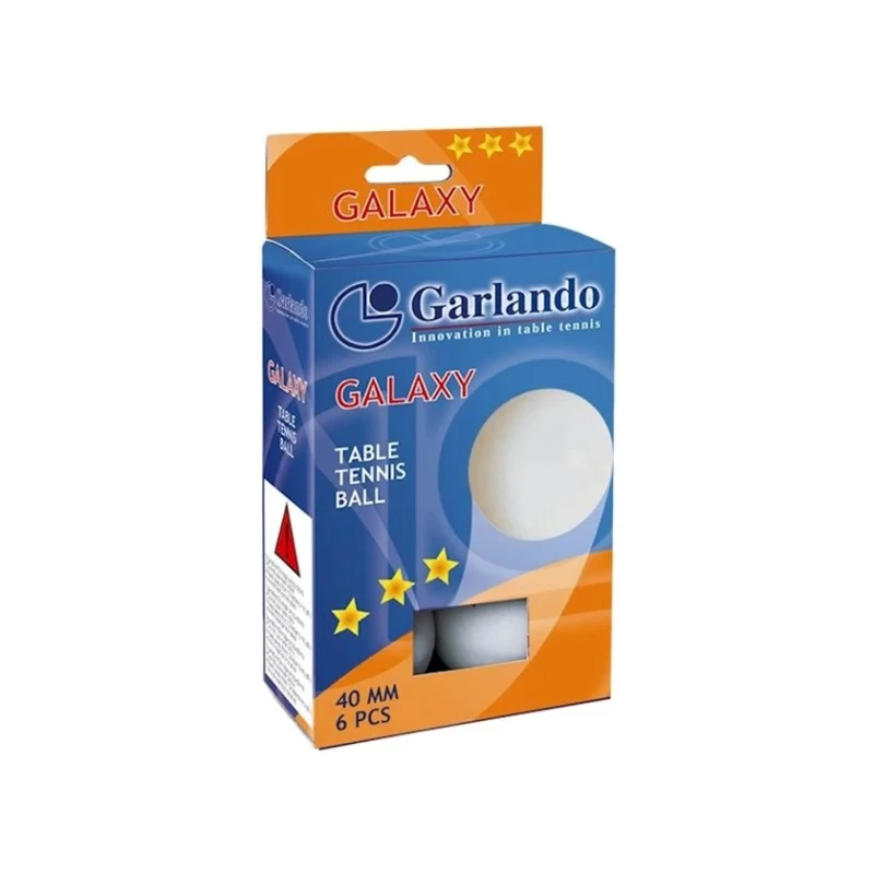 Набор мячей для настольного тенниса Garlando 2C4-119, 40 мм, белый, 6 шт Набор мячей для настольного тенниса Garlando 2C4-119, 40 мм, белый, 6 шт