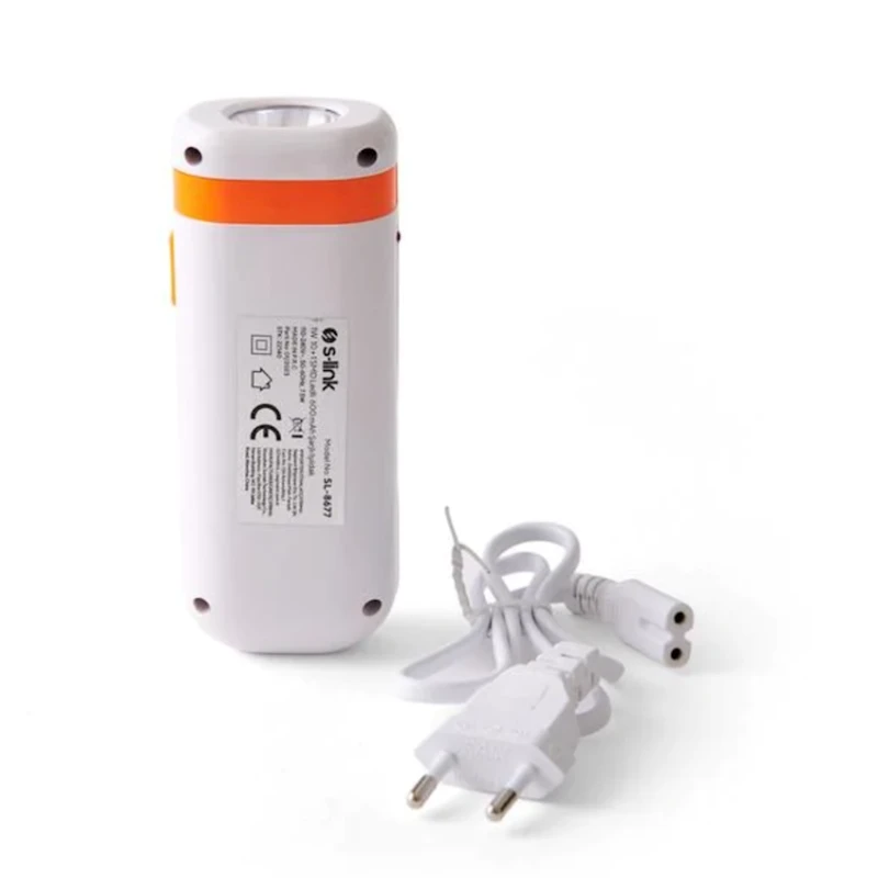 Fənər-projektor S-Link SL-8677 10 SMD+1W, ağ Fənər-projektor S-Link SL-8677 10 SMD+1W, ağ