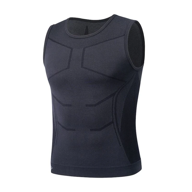 Майка мужская Santic 2C02239G, черная, полиэстер/нейлон, размер XS