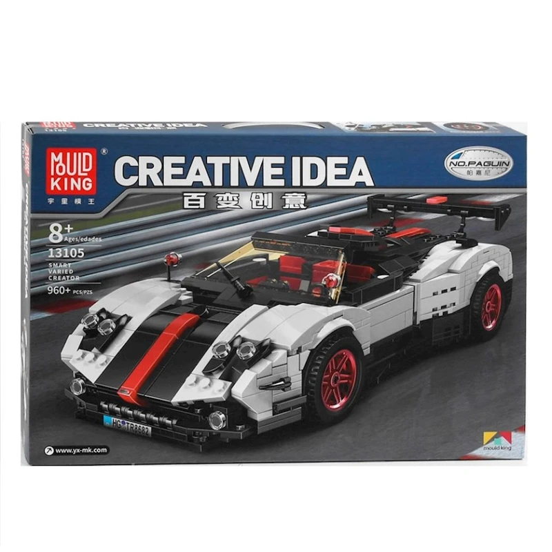 Конструктор Mould King Гоночная машина, 960 частей Конструктор Mould King Гоночная машина, 960 частей